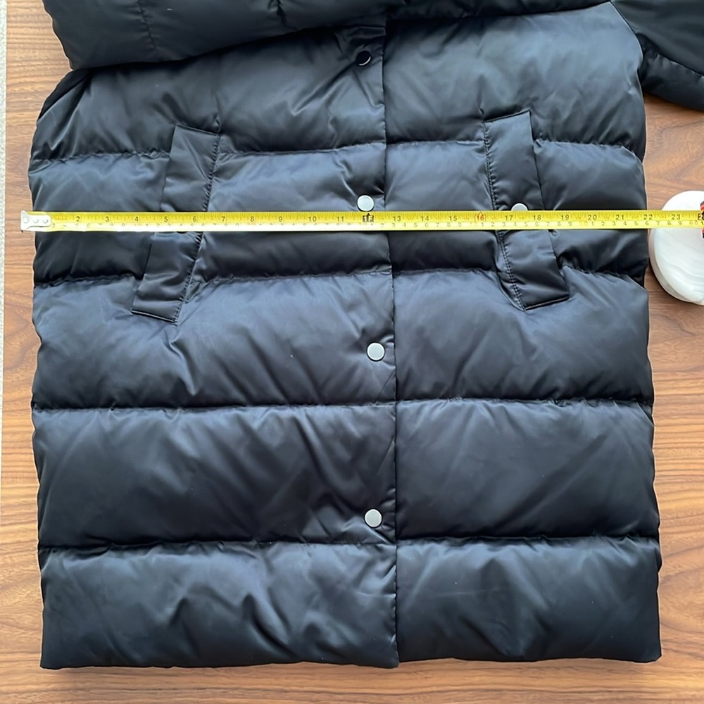 Zara Black Puffer Coat Size XS - Picture 13 of 16